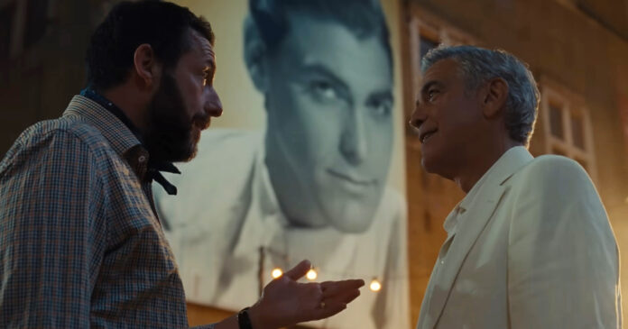 George Clooney en Adam Sandler