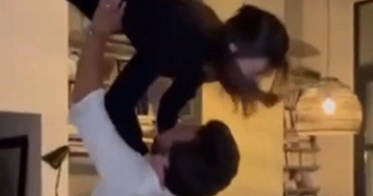 Koppel waagt zich aan iconisch dansje, maar dat gaat volledig mis (video)