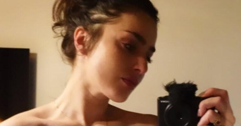 Olga Leyers verrast met elegante bustierjurk: “Wondermooi!” (foto)