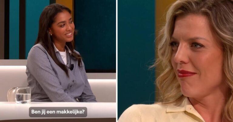 Ella Leyers reageert op vraag of ze makkelijk te versieren is (video)