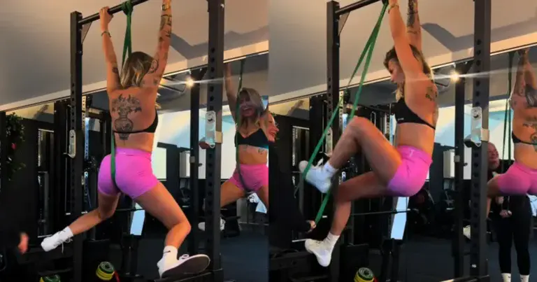 AUCH: Dame schreeuwt het uit na pijnlijke ‘uitschuiver’ tijdens het sporten (fails)