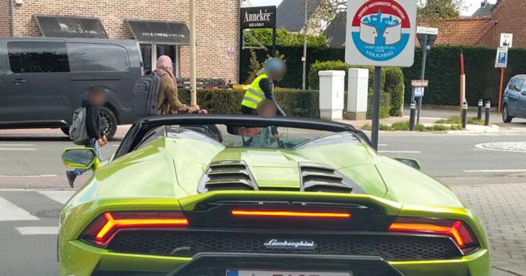 Gepersonaliseerde nummerplaat van Lamborghini gaat viraal: “Snel een boete, ja!” (foto)