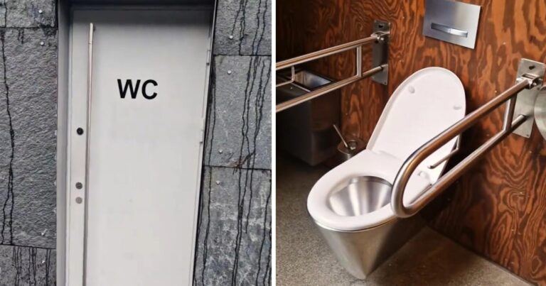 Dit openbaar toilet heeft een waanzinnig uitzicht: “Ik ga hier niet meer weg” (video)