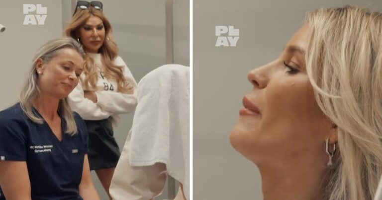 Amy De Winter bezoekt gynaecoloog en Annelies Schetters kijkt mee: “Ze heeft een perfecte poes” (video)