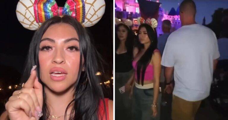 Influencer ongepast aangeraakt in Disneyland tijdens livestream: “Waarom raak je me zo aan?!” (video)